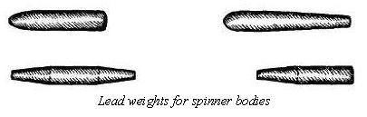Lead Weights For Spinner Bodies