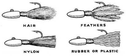 Fishing Jigs - Tying With Different Skirts