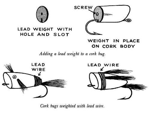 Lead Weight For Cork Spin Bugs